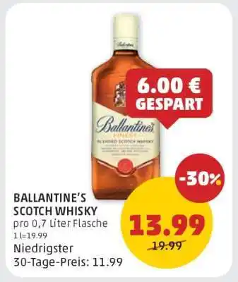 PENNY BALLANTINE’S SCOTCH WHISKY Angebot