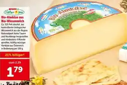 Interspar Natur pur Bio-Almkäse aus Bio-Wiesenmilch Angebot