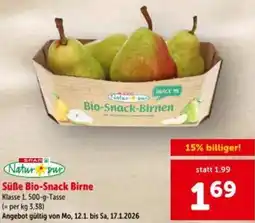 Interspar Süße Bio-Snack Birne Angebot