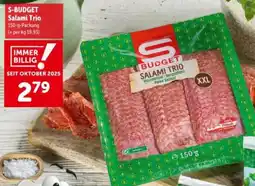 Interspar S-BUDGET Salami Trio Angebot