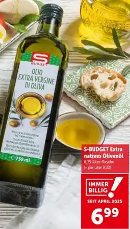 Interspar S-BUDGET Extra natives Olivenöl Angebot