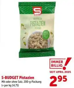 Interspar S-BUDGET Pistazien Angebot