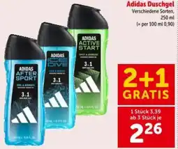 Interspar Adidas Duschgel Angebot
