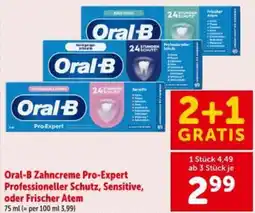 Interspar Oral-B Zahncreme Pro-Expert Professioneller Schutz, Sensitive, oder Frischer Atem Angebot