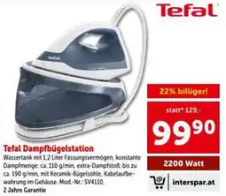Interspar Tefal Dampfbügelstation Angebot