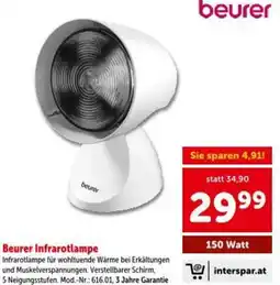 Interspar Beurer Infrarotlampe Angebot