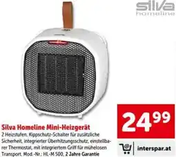 Interspar Silva Homeline Mini-Heizgerät Angebot