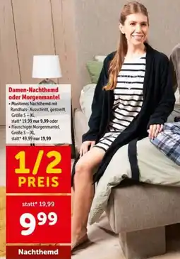 Interspar Damen-Nachthemd oder Morgenmantel Angebot