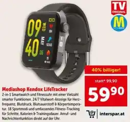 Interspar Mediashop Kendox LifeTracker Angebot