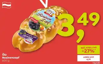 ADEG ölz Rosinenzopf Angebot