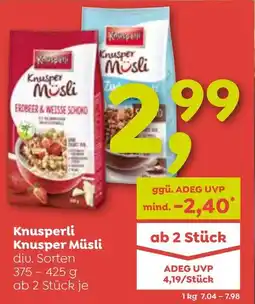 ADEG Kauspal Knusper Müsli Angebot