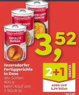 ADEG Inzersdorfer Fertiggerichte in Dose Angebot