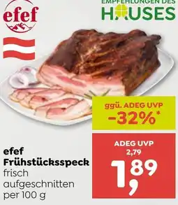 ADEG efef Frühstücksspeck Angebot