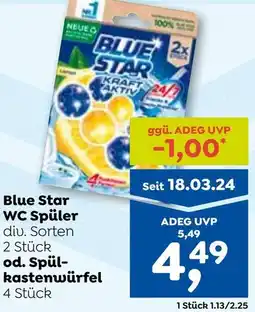 ADEG Blue Star WC Spüler od. Spül- kastenwürfel Angebot