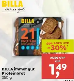 ADEG BILLA immer gut Proteinbrot Angebot