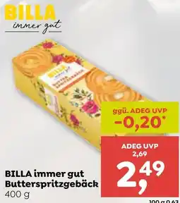 ADEG BILLA immer gut Butterspritzgebäck Angebot
