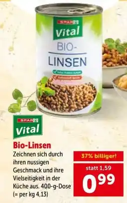 Interspar Bio-Linsen Angebot