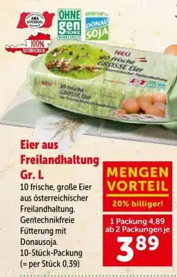 Interspar Eier aus Freilandhaltung Gr. L Angebot