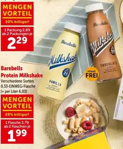 Interspar Barebells Protein Milkshake Angebot
