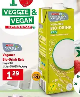 Interspar Veganer Bio-Drink Reis Angebot