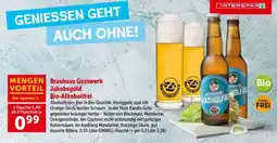 Interspar Brauhaus Gusswerk Jakobsgold Bio-Alkoholfrei Angebot
