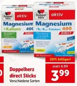 Interspar Doppelherz direct Sticks Angebot