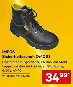Lagerhaus Impos sicherheitsschuh 2442 s3 Angebot
