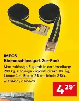 Lagerhaus Impos klemmschlossgurt 2er-pack Angebot
