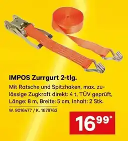 Lagerhaus Impos zurrgurt 2-tlg. Angebot
