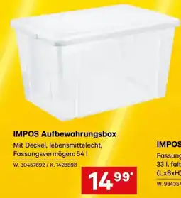 Lagerhaus Impos aufbewahrungsbox Angebot