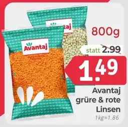 ETSAN Avantaj grüre & rote Linsen Angebot