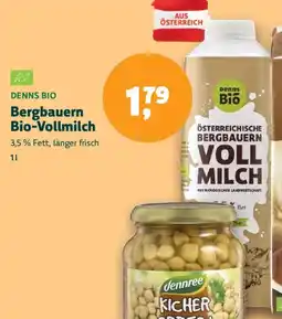 Denn's Biomarkt Bergbauern Bio-Vollmilch Angebot