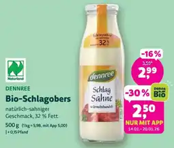 Denn's Biomarkt Bio-Schlagobers Angebot