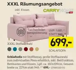 XXXLutz Schlafsofa Angebot