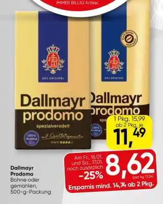 Spar Dallmayr Prodomo Angebot