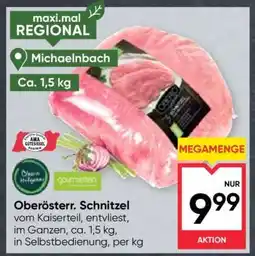 Maximarkt Oberöster. Schnitzel Angebot