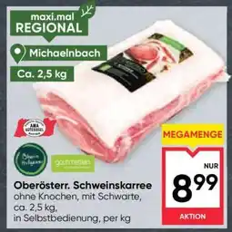 Maximarkt Oberösterr. Schweinskarree Angebot