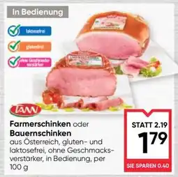 Maximarkt Farmerschinken oder Bauernschinken Angebot