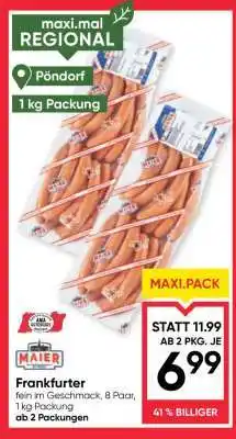 Maximarkt FRANKFURTER Angebot