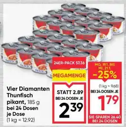 Maximarkt Vier Diamanten Thunfisch Pikant Angebot