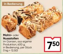 Maximarkt Mohn- oder Nussstollen Angebot