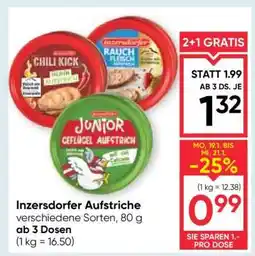 Maximarkt Inzersdorfer Aufstriche Angebot