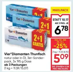 Maximarkt Vier Diamanten Thunfisch Angebot