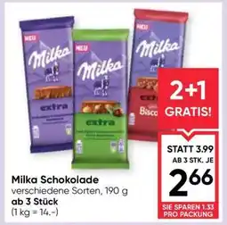 Maximarkt MILKA SCHOKOLADE Angebot