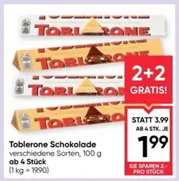 Maximarkt TOBLERONE SCHOKOLADE Angebot
