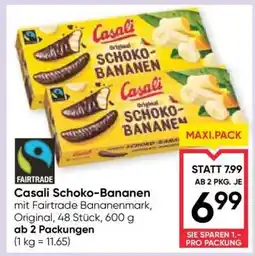 Maximarkt Casali Schoko-bananen Angebot