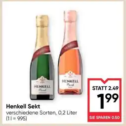 Maximarkt Henkell Sekt Angebot