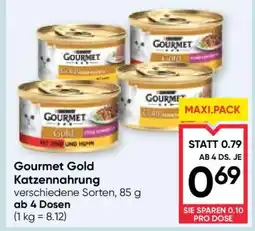 Maximarkt Gourmet Gold Katzennahrung Angebot