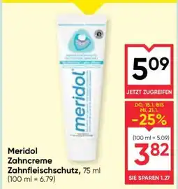 Maximarkt Meridol Zahncreme Zahnfleischschutz Angebot