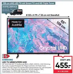 Maximarkt SAMSUNG LED TV UE55CU7090 UHD Angebot